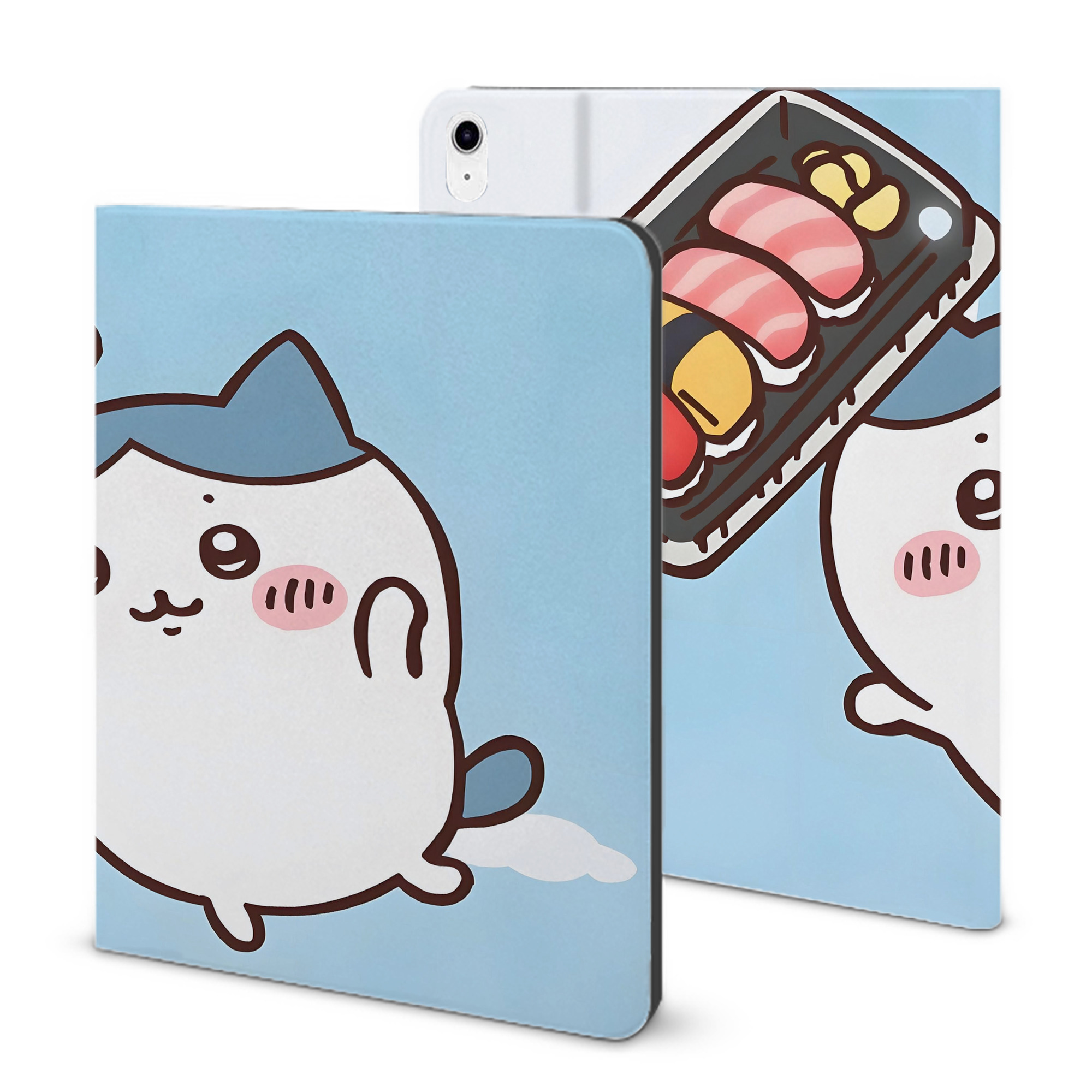（画像用） ちいかわ Chii-kawa IPad ケース ブック型 PUレザー TPU 耐衝撃 軽量 薄型 ペン収納なし 全面保護 IPad 各モデル対応